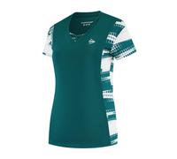DUNLOP Match féminin Tee 1 - Épicéa ombrage/Blanc | T-Shirt de Tennis de Performance/Padel