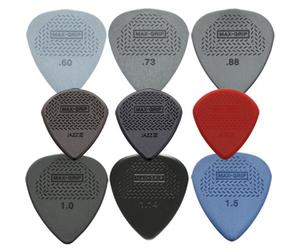 Dunlop Max Grip Lot de 9 médiators 1 de chaque type dans un étui Dirty Riffs