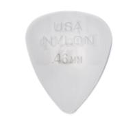 Dunlop Médiators de Guitare standard en Nylon, 0,46mm, Blanc, Paquet de 12 Pièces