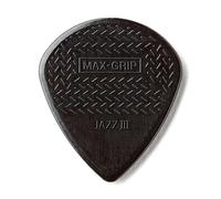 DUNLOP - Médiators - Max Grip Jazz III Carbon Fiber (1,38mm) sachet de 6