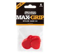 Jim Dunlop Médiators Jazz III 471P3N MAX-grip Nylon Sachet de 6
