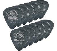 Dunlop médiators Pitch Black Standard Tortex 050 (12 pièces)