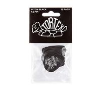 Jim Dunlop Médiators Tortex Pitch Black Standard 100 – 12 pièces