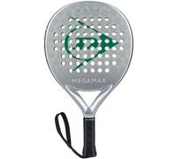 Dunlop Raquette de padel Megamax Silver argenté 365 g Forme ronde Cadre graphite