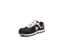 Dunlop Mixte DL0201039-43 DL0201039-43-Zapatilla Deportiva de seguridad gama Flying Arrow categoria S3 Color Negro-Rojo Talla, Noir, 43 EU