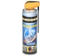 DUNLOP Multispray 500ml - Lubrifiant & Protecteur Polyvalent, Protection Durable Contre Usure & Corrosion
