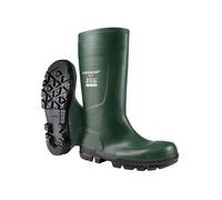 Dunlop Bottes de pluie WORK-IT FullSafety Heritage PVC S5 SR Vert Taille 37