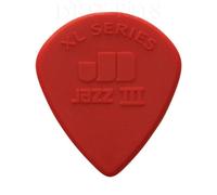 Dunlop Nylon Jazz III XL Lot de 12 médiators pour guitare Rouge 1,38 mm