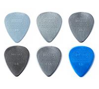 Dunlop Nylon Max Grip Standard Picks échantillon Mix Lot Calibre (2 de chaque)
