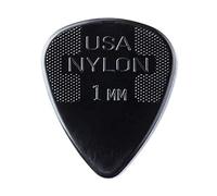 Jim Dunlop Médiators Nylon Standard 1 mm Noir Pack de 12 (44P100)