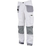 Dunlop On Site Work Trousers Mens Blanc/Gris S Male
