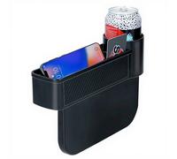 Dunlop Organiseur de Siège Auto - Boîte de Rangement pour Fente de Siège Universelle 26 x 6 x 15 cm