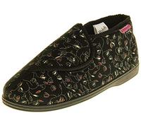 Dunlop Orthopédique Pantoufles De Fixation Scratch Femmes EU 39 Noir