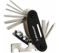 Dunlop Outil Multifonction pour Vélo 15 Fonctions avec Pochette de Transport Incluse 4,5 x 9 cm
