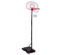 Dunlop Panier De Basket Exterieur - Panier Basket Réglable 165-205 cm - avec Ballon et avec Filet - Basketball Accessoires Inclus - Idéal pour Jeux Outdoor