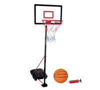 Dunlop Panier De Basket Mural - Panier Exterieur Réglable 165-205 cm pour Enfants - avec Ballon De Basket, Pompe et Basketball Accessoires - Idéal pour Jeu Outdoor