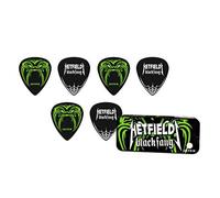 Dunlop PH112T73 Boîte de 6 Médiators Hetfield Black Fang 0,73 mm