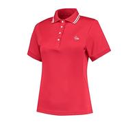 DUNLOP Polo pour Femme Club Rouge Taille M, Rouge, M