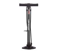 Dunlop Pompe à pied pour vélo - Double valve Presta/Dunlop/Schrader - 12 bar - 63 cm - Noir
