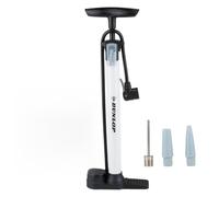 Dunlop Pompe à vélo avec manomètre et kit de réparation de vélo 14 pièces - Kit d'outils pour vélo avec mini pompe et kit de réparation - Pour valve Presta Dunlop Schrader - Noir