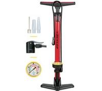 Dunlop Pompe à Vélo avec Manomètre Rouge