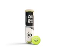 DUNLOP Pro Coach Balle de Tennis - pour Les Séances d'Entraînement et d'Entraînement (4 Balles)