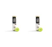 DUNLOP Pro Coach Balle de Tennis - pour Les Séances d'Entraînement et d'Entraînement (4 Balles) (Lot de 2)