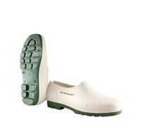 DUNLOP Protective Footwear, B370411, Chaussure Wellie Bicolore, Blanc/Vert, Taille 38 EU