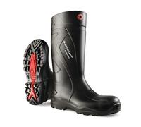 Dunlop Protective Footwear, C762041, Purofort+ Full Safety, Noir/Rouge, Taille 48 EU