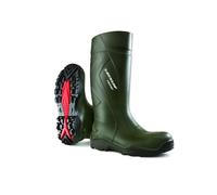 Dunlop Protective Footwear, D760933, Purofort+ Full Safety, Vert Foncé/Rouge, Taille 45 EU