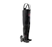 DUNLOP Protective Footwear, LJ2HD43, FieldPRO Neoprene Chest Wader Full Safety, Noir, Taille 44 EU