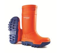 DUNLOP Protective Footwear Purofort Thermo+ C662343, Bottes & bottines de sécurité Mixte adulte, Orange (Orange), 37 EU