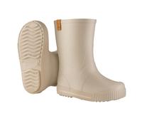 DUNLOP Puddle Jumper - Bottes de pluie imperméables pour enfants (garçons et filles), faciles à enfiler avec semelle réfléchissante - Haute qualité - Beige - Pointures 25-35