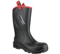 Dunlop Bottes de sécurité Purofort+ Rugged Full Safety C762043.CH S5 Noir/Rouge Taille 44 EU