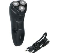 Dunlop Rasoir avec tondeuse Rechargeable - 3 têtes - Brosse de nettoyage - Noir
