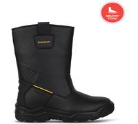 Dunlop Rigger Steel Toe Cap Boots Mens Noir 12 (47) Male