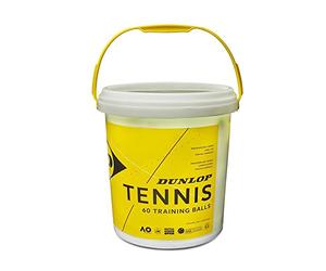 Dunlop Seau à Balles Vide avec Couvercle pour 60 Balles