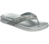 Dunlop Silver Toe-Post Sandals