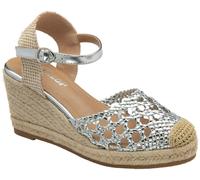 Dunlop Silver Wedge Shoes Silver EU 38 (UK 5)