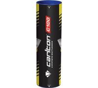 Dunlop-Slazenger - Volant en plumes "Carlton C100" pack de 6 CS1090 (taille unique) (Blanc/Jaune)