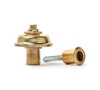 Dunlop SLS1402 Fixations pour Sangle de guitare Allongé Laiton