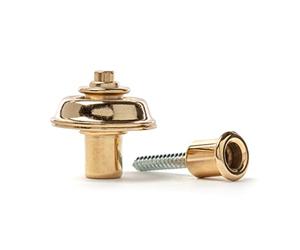 Dunlop SLS1404 Fixations pour Sangle de guitare Allongé Doré