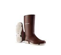 DUNLOP Sport Bourgogne/Blanc bottes en caoutchouc, bottes de pluie pour femmes, hommes, garçons, filles et garçons, taille 39
