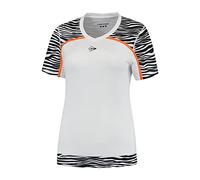 Dunlop Sports Ladies Game Tee 2 T-Shirt de Tennis, Blanc, M Femme