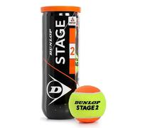 Dunlop Sport Balles de tennis mini (Stage 2) – Tube de 3 balles – Jaune