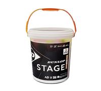Dunlop Mini Tennis Stage 2 Orange Seau De 60 Balles , Couleur: jaune , Taille: nosize