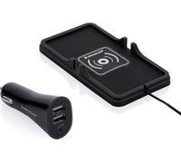 Dunlop Support de téléphone portable pour voiture/ Chargeur Qi - Wireless Charging - Chargeur rapide - Chargeur de voiture et câble inclus