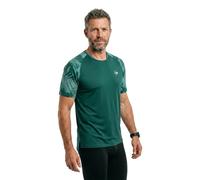 Dunlop Game Tee 3 pour Hommes, Vert Aventurine, Blanc, Bleu Marine, Taille L