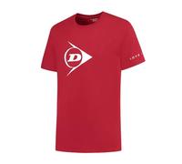 DUNLOP T-Shirt Essentials pour Enfants, Rouge Foncé, 140