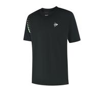 Dunlop T-Shirt Game 5 pour Homme - Noir/Vert Clair | Performance Tennis/Padel